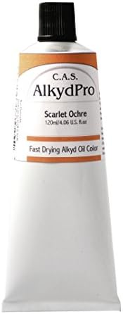 ALKYDPRO 230142 120 ml Fast-Drying Oil Color Paint - Scarlet Ochre
