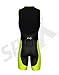 Sparx Compression Triathlon Suit Bike Tri Skin Cycling Suit Bike Swim Run (Black/Neon Green, Large)
