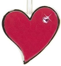 RED HEART keychain KEY FINDER purse pocket HOOK