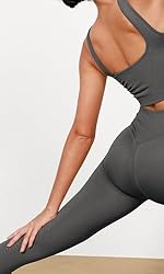 ODODOS Vintage 7/8 Length Seamless Leggings for