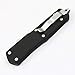 OTF Safety Knife Double Action Dual Edge Black