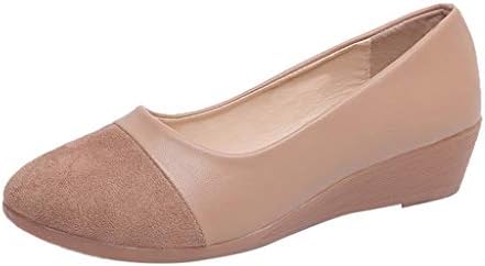 VESNIBA Fashion Women Slip-on Wedges Breath Freely Summer Leisure Shoes Wedge Sandals Flat Bottom Set Women's Shoes peas Shoes