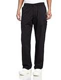 Landau Men's Modern Fit Cargo Scrub Pant, Black, 3X-Large