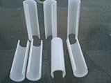 Snap Clamp 3/4 Inch x 4 Inches Wide for 3/4 Inch PVC Pipe White 10 per Bag