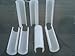 Snap Clamp 3/4 Inch x 4 Inches Wide for 3/4 Inch PVC Pipe White 10 per Bag primary