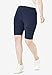 Woman Within Plus Size Stretch Cotton Bike Short