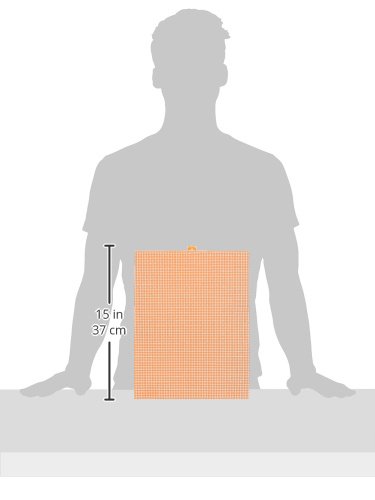 Darice Mesh Plastic Canvas - Orange - 10.5 x 13.5