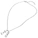 Godyce Barbell Pendant Necklace Women Men Stainless Steel Sports Silver Gym Jewelry