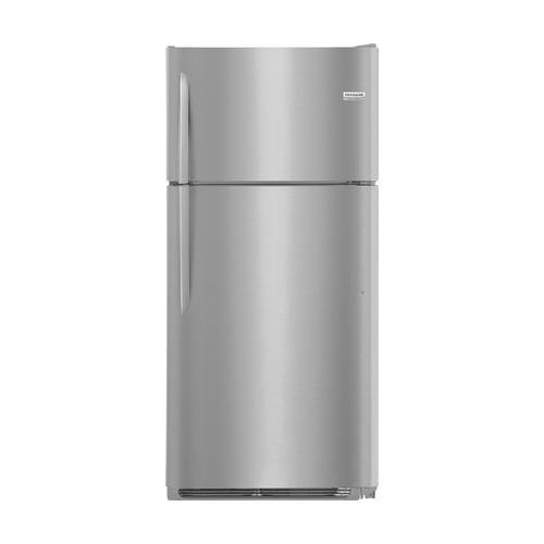 Click Here to See More Images Frigidaire FGTR1837TF Gallery Series 30 Inch Freestanding Top Freezer Refrigerator with 18 cu. ft. Total Capacity, in Stainless Steel