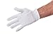 White Cotton Gloves. Black Cotton Gloves (Lg, White)