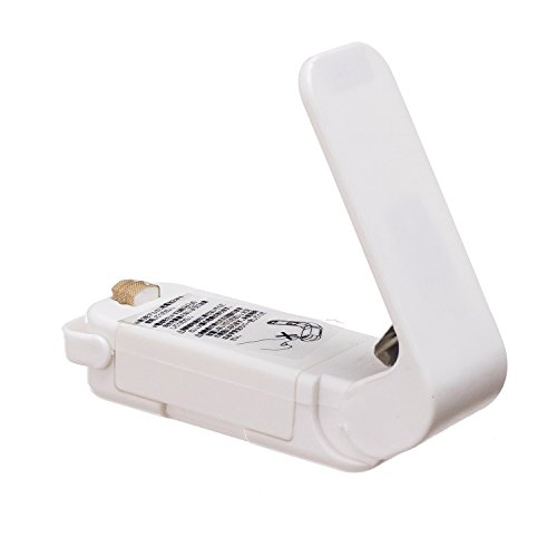 Kitchen Bag Sealer,Aneky New Version Hand Bag Sealer Snack Bag Plastic Heat Sealer For Snack Food Saver and Creates Airtight Vacuum (white)