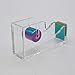 Rainbow Adhesive Tape Dispenser Clear Acrylic Body Desktop Tape Holder 1