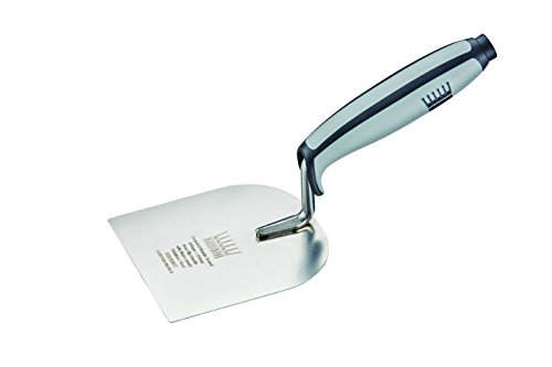 Ragni Stainless Steel Rounded Margin Trowel - 100mm x 110mm