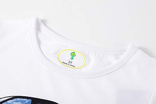 BIBNice Little Boys Summer Outfits Short Sleeve Playwear Sets Cotton Car Size 3