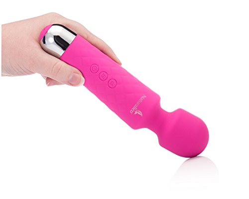 Wireless Mini Wand Massager, Waterproof 20x Multi-Speed Vibrations