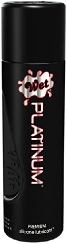 Wet Platinum Premium Silicone Based Personal Lubricant - 3.1 Oz Bottle