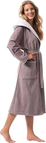 Morgenstern Badjas Dames I Katoen I Velours Badstof I Capuchon I Lang - Image 5