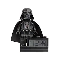 ClicTime Darth Vader Lego Star Wars Clock, 6 inches