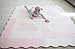 CHILDLIKE BEHAVIOR Baby Floor Puzzle Mat - Soft EVA Foam, Pink, 61” x 61”- Non-Toxic Padded Playmats for Toddlers with Stars, Moon, Sun, and Cloud