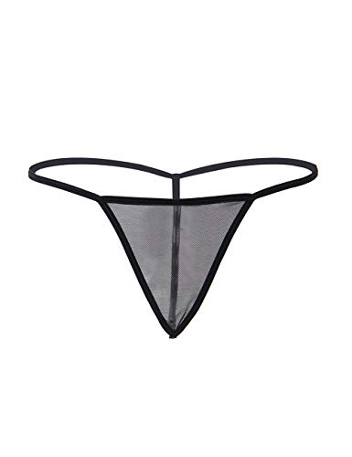 comeondear Women's Plus Size Garter Belt Set with G-String Lace Panties Lingerie (5X-Large=US 16-18) Black - Thumbnail 4
