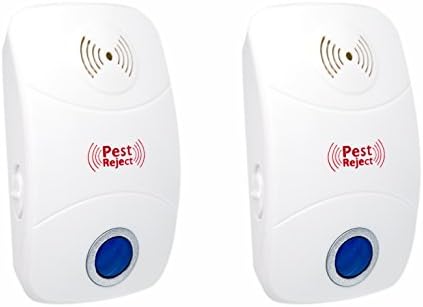 JELLEO Ultrasonic Pest Repeller - 2 Pack Plug In Electronic Repellent for Insects &amp; Rodents - A3503