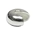 Adabele 100 4mm Crimp Beads Knot Cover in Sterling Silver Plated Solid Copper CF9-4