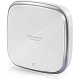Car Air Purifier - Portable Air Freshener Ionizer - Automobile Deodorizer, Freshener, Durable Ionizer - Remove Dust, Pollen, Pet Smell, Cigarette Smoke, Food Odor - Allergy Relief (White)