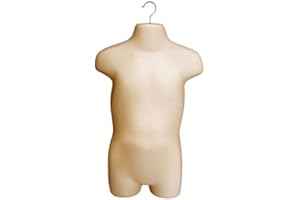DISPLAYIMPORTER Fleshtone Infant Size Plastic Mannequin Torso Form