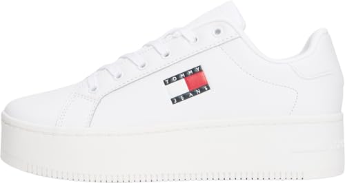 Direkt aus der Redaktion: Aktuell kostet Tommy Jeans Damen Flatform Sneaker... attraktive 54,07€. Ab zum Shop!