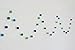 100% Wool Felt Ball Garlands 9FT Long 35 Balls - Blues and Greens
