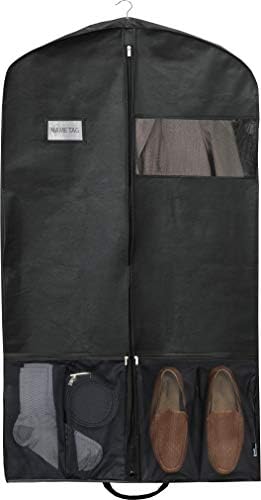 Simple Houseware 43-Inch Heavy Duty Garment Bag w/Pocket for Dresses, Coats 1 Simple Houseware 43-Inch Heavy Duty Garment Bag w/Pocket for Dresses, Coats
