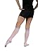 Lace Poet Knee-High Yoga/Sleep Compression Toeless Socks (Pink, Medium)