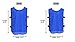 Unlimited Potential Nylon Mesh Scrimmage Team Practice Vests Pinnies Jerseys Bibs for Children Youth Sports Basketball, Soccer, Football, Volleyball (12 Pack, Open Sided Blue, Adult)
