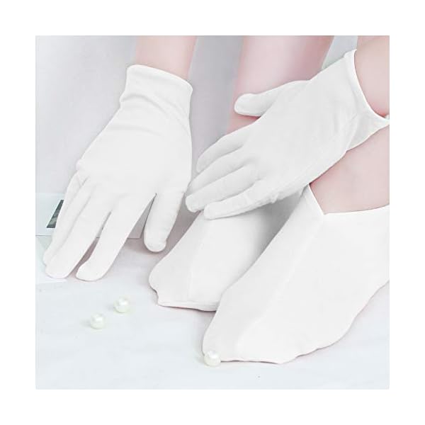 4-Pairs-Moisturising-Gloves-and-Socks-Nabance-Moisturising-Cotton-Gloves-Moisture-Socks-White-Hand-Gloves-for-Dry-Hands-Skin-Care-and-Foot-Spa8-pairs16pcs 4 Pairs Moisturising Gloves and 4 Pairs Socks Nabance Moisturising Cotton Gloves Moisture Socks White Hand Gloves for…