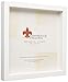Lawrence Frames 795210 White Wood Treasure Box Shadow Box Picture Frame, 10 by 10-Inch