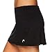 HEAD Women's Athletic Tennis Skort - Performance Training & Running Skirt - Lead Skort Black, X-Small