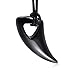 Mens Stainless Steel Wolf Tooth Pendant Necklace with Free Cable 22-26 Inches