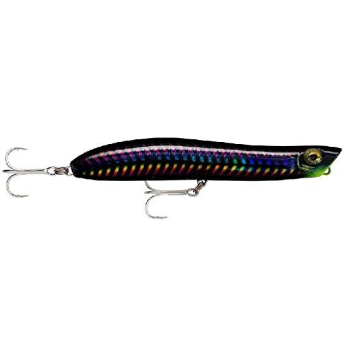 Rapala MaxRap Walk'n Roll Lure with Two No. 2 Hooks, Surface Swimming Depth, 13 cm Size, Night Aurora