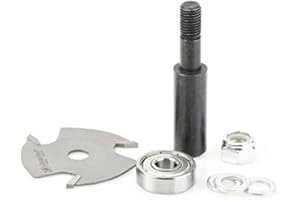 Amana Tool - 53402-1 Slotting Cutter Assembly 3 Wing x 1-7/8 Dia x 5/64 x 1/2" Shank