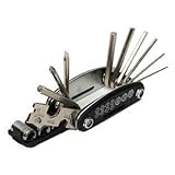 ChineOn 16 in 1 Multi-funciton Bicycle Tool Tools Bike Cycling Repair Kits Black MECHANIC KIT