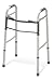 G30755P - Two-Button Folding Walkers without Wheels,Standard
