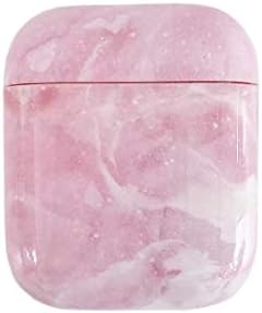 Airpods Case Parkho Fashion Marble Waterproof Shockproof Cover for Airpods 1 2 Charging Case Earphones Accessorie Great Gift (F)