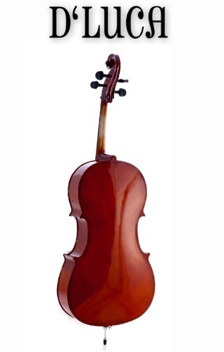 D'Luca MC100-3/4 Meister Student Cello 3/4 Package with Free Stand, Bag, Strings, Chromatic Tuner, Rosin and Bow - Thumbnail 2
