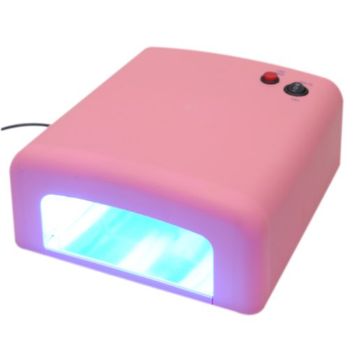 NuLink® Light Lamp 36 Watt UV Ultraviolet Dryer with Slide Out Tray & 120 Second Timer for Galaxy iPhone Refurbished LCD Front Glass LOCA Glue - Pink