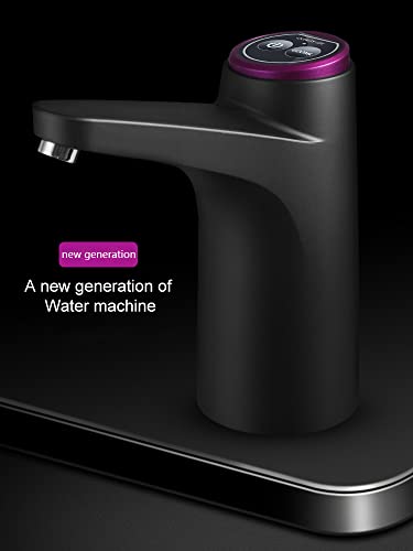 JESWO Dispensador de Agua Garrafon, Bomba para Garrafon de Agua | Portátil USB Recargable Bomba de Agua garrafon, Garrafon Dispensador Eléctrica Inalámbrica para Barbacoas, Casa