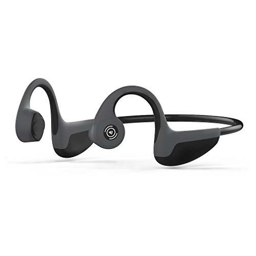 QIANXIANG Air Open Ear Wireless Bone Conduction Headphones,Lightweight Stereo Hands-free Sports Bluetooth Headset with Microphone and Volume Control for Listening Cycling Running Gym.