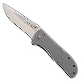 CRKT 6451SC Drifter Folding Knife, Large, Silver