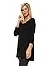 Tunic Tops for Leggings for Women 3 4 Sleeve Shirts for Women Long Made in USA