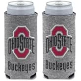Ohio State Buckeyes HEATHERED 12 oz Slim Can Cooler