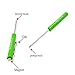 Pocket Magnetic Screwdriver Set of 2 Pieces - Phillips And Slotted With Magnet Top - Green